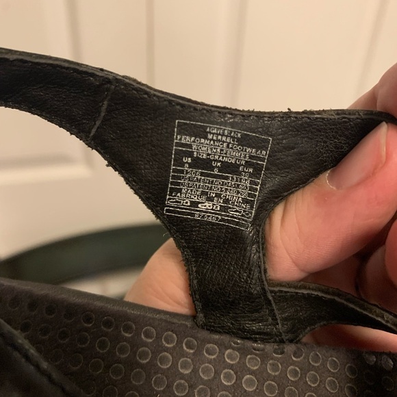 Womens black Merrell performance footwear sandals - Picture 6 of 6